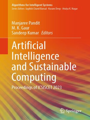 cover image of Artificial Intelligence and Sustainable Computing